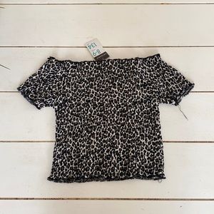 Girls off the shoulder top